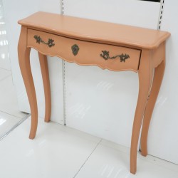 Living Room - Entry Tables: Salmon Console Table made of solid wood, MDF (image 1 of 11).