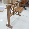 Outdoor - Balkon: Meja Flexible untuk Balkon di buat dari kayu jati (gambar 2 dari 8).