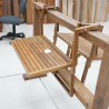 Outdoor - Balkon: Meja Flexible untuk Balkon di buat dari kayu jati (gambar 3 dari 8).