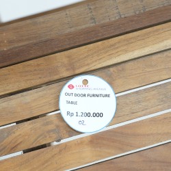 Outdoor - Balkon: Meja Flexible untuk Balkon di buat dari kayu jati (gambar 7 dari 8).