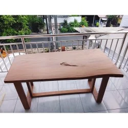 Living Room: Aesthetic Wood Table (image 2 of 5).