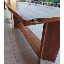 Living Room: Aesthetic Wood Table (image 4 of 5).