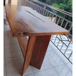 Living Room: Aesthetic Wood Table (image 5 of 5).