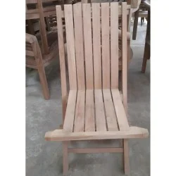 Taman - Furniture Kayu Jati: Kursi Lipat Minimalis (gambar 1 dari 5).