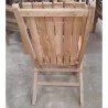 Garden - Teak Garden Furniture: Folding Chairs Minimalist (image 3 of 5).