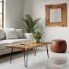 Living Room - Coffee Tables: Live Edge Coffee Table Hairpin Legs (image 1 of 4).