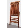 Garden - Teak: Folding Chair Polished made of teakwood (image 2 of 2).