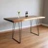 Dining Room - Dining Tables: Dining Table Live Edge Hairpin Legs (image 1 of 1).