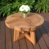 Living Room - Coffee Tables: Small Round Table Live Edge (image 1 of 1).