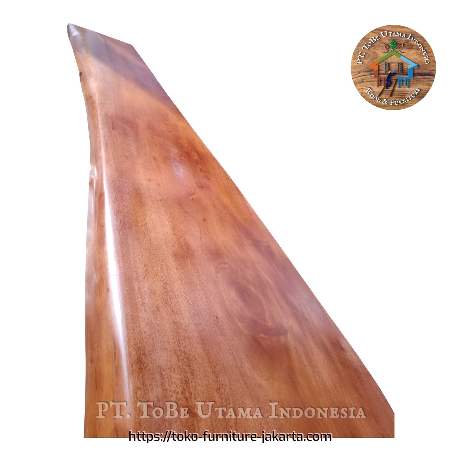 Ruang Makan: Kayu Solid Surface Top Table Akasia (gambar 1 dari 5).