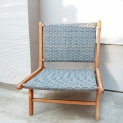 Living Room: Outdoor Accent Rattan Chair Synthetic (image 2 of 6).