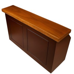 Dining Room: Kitchen Bar Table Minimalist Mahogany (image 3 of 3).