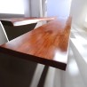 Ruang Makan: Kayu Solid Surface Top Table Akasia (gambar 5 dari 5).