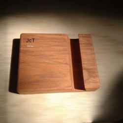 Accessories: Cigarette Phone Holder made of mahogany wood, jackfruit wood (image 1 of 5).