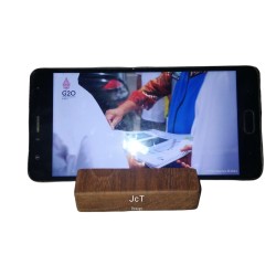 Accessories: Cigarette Phone Holder made of mahogany wood, jackfruit wood (image 2 of 5).