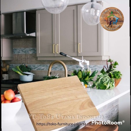 Kitchenware: Cutting Board Polos made of teakwood (image 1 of 1).