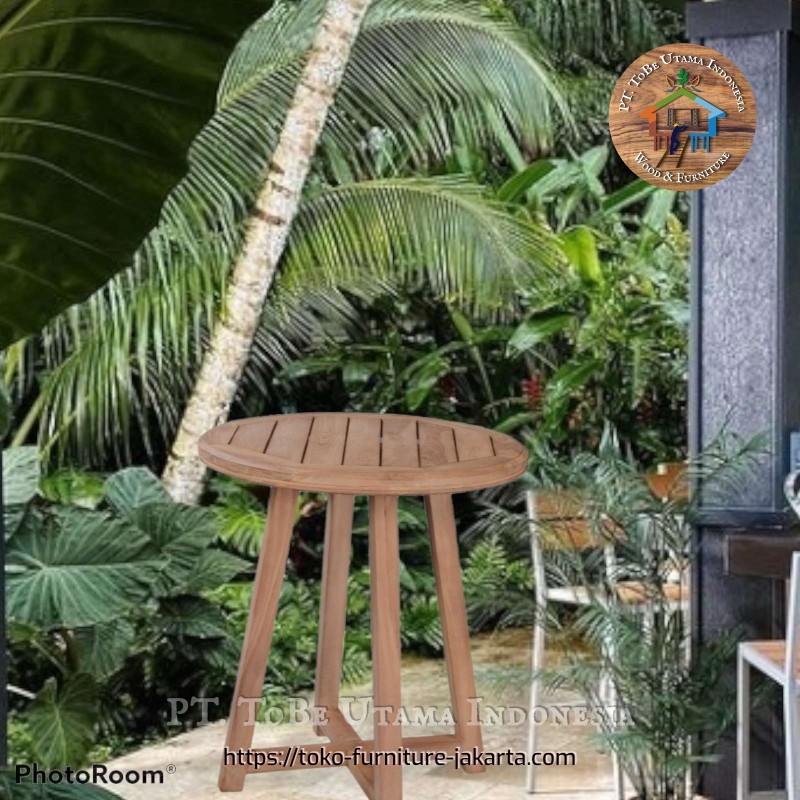 Garden - Teak: Garden Round Table made of teakwood (image 1 of 2). Garden - Teak: Garden Round Table made of teakwood (image 1 of 2).