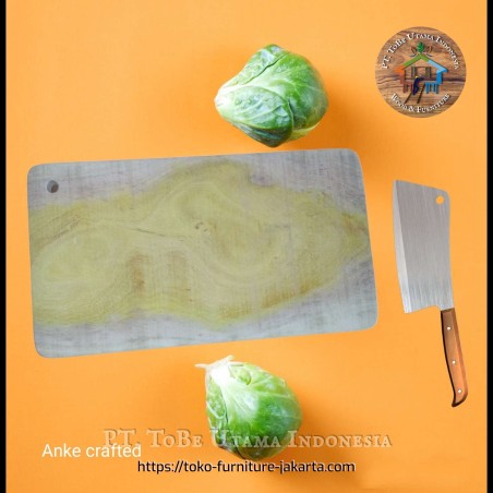 Kitchenware: Jackfruit Cutting Board made of jackfruit wood, teakwood (image 1 of 2).