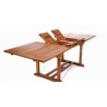 Teras - Meja: Meja extended 310 di buat dari kayu jati (gambar 1 dari 1).