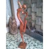 Art: Trembesi Wood Single Statue made of trembesi wood (image 1 of 1).