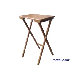 Outdoor: Camping Folding Table made of teakwood (image 3 of 7).