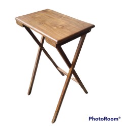 Outdoor: Meja Lipat untuk Camping di buat dari kayu jati (gambar 5 dari 7).