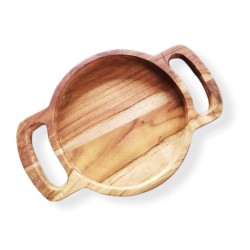 Kitchenware: Soup Tray made of teakwood (image 1 of 1).
