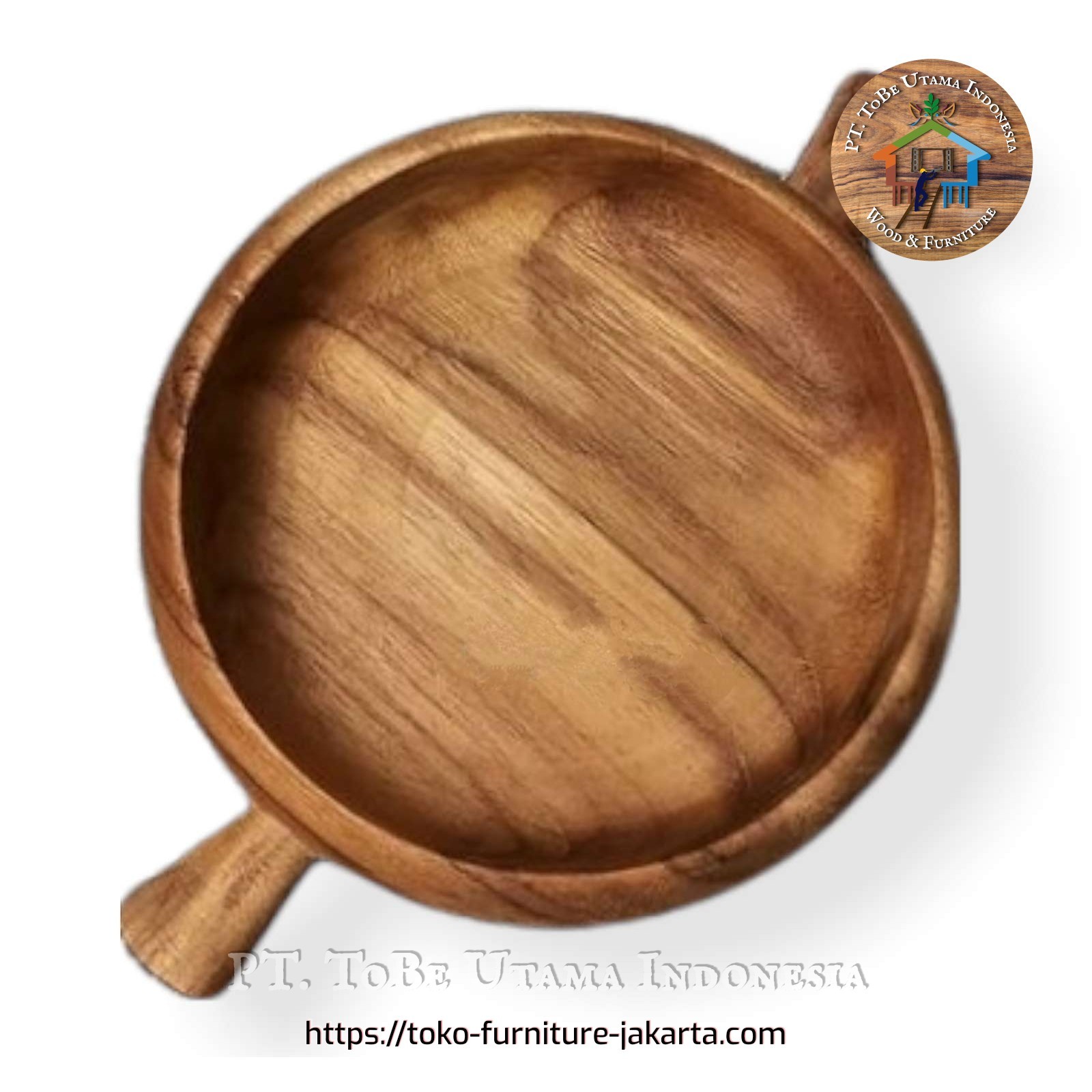 Kitchenware: Pan Soup made of teakwood (image 1 of 1).