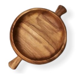 Kitchenware: Pan Soup made of teakwood (image 1 of 1).