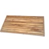 Bathroom: Portable Wooden Mat made of teakwood (image 3 of 4).