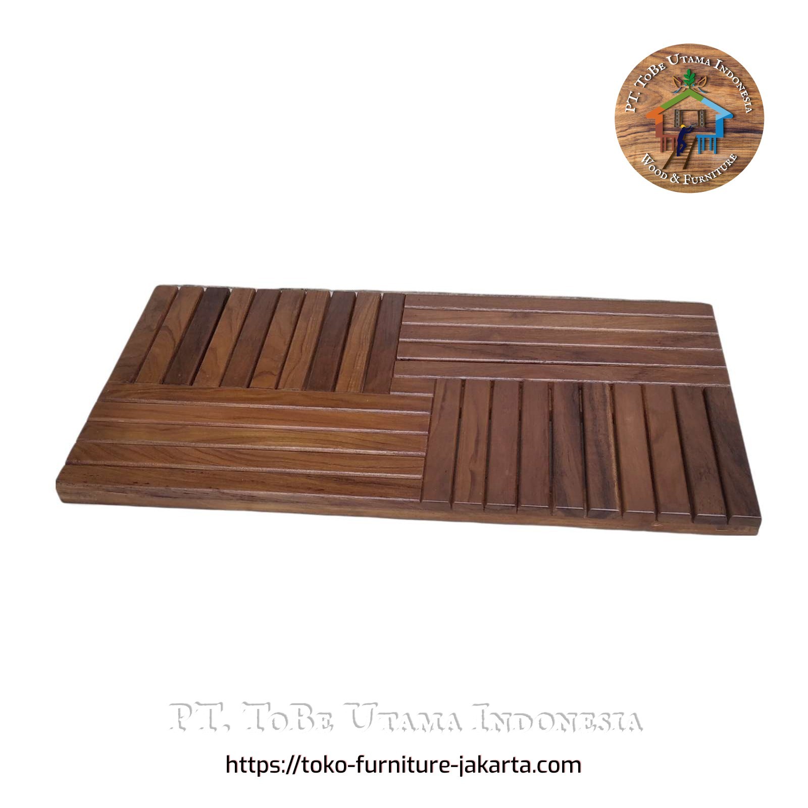 ToniYuni Bathroom Shower Mat, Ultra Thin Bath Rug, Indonesia