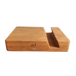 Accessories: Cigarette Phone Holder made of mahogany wood, jackfruit wood (image 5 of 5).