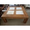 Ruang Keluarga - Meja Kecil: Meja Marmer 4 Pamulang di buat dari kayu jati, marmer (gambar 3 dari 3).
