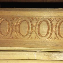 Bahan Bangunan: List Profil Kayu di buat dari kayu akasia (gambar 13 dari 13).
