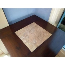 Ruang Keluarga - Meja Kecil: Meja Marmer 1 di buat dari kayu jati, marmer (gambar 4 dari 4).