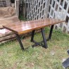 Trembesi Meeting Table With Iron Legs 4/4