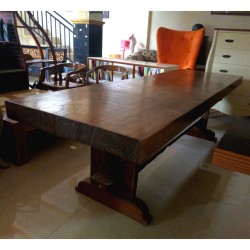 Dining Room - Dining Tables: Trembesi Dining Table made of trembesi wood (image 2 of 3).