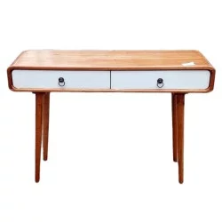 Living Room - Work Desk: Workbench Work Table made of teakwood (image 1 of 3).