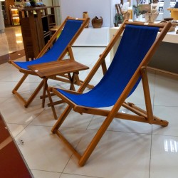 Terrace: Beach Chair made of teakwood (image 2 of 4).