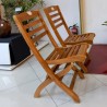 Terrace: Folding Chair S made of teakwood (image 2 of 5).