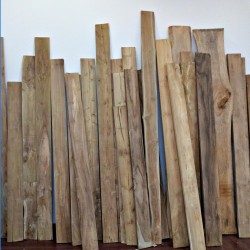Planks & Decking/Flooring: Natural Edge Teak Wood Board made of teakwood, mahogany wood (image 1 of 1).