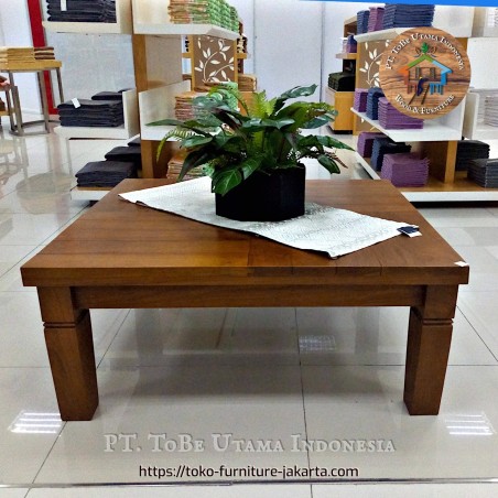 Living Room - Coffee Tables: Teak Wood Coffee Table Jogja made of teakwood (image 1 of 3).