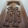 Pintu: Pintu Ukiran Wayang Kayu Jati di buat dari kayu jati (gambar 1 dari 8).