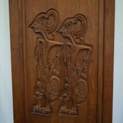 Doors: Teak Wood Puppet Carving Door made of teakwood (image 2 of 8).