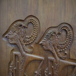 Doors: Teak Wood Puppet Carving Door made of teakwood (image 3 of 8).