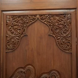 Pintu: Pintu Ukiran Wayang Kayu Jati di buat dari kayu jati (gambar 8 dari 8).