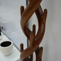 Accessories - Hangers: Hanger „Wood Spiral“ for Jackets made of trembesi wood (image 4 of 5).