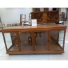 Living Room - Credenza: Cupboard Dark Brown with Glass made of plywood (image 27 of 27).