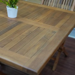 Garden - Teak: Garden Folding Table made of teakwood (image 5 of 5).