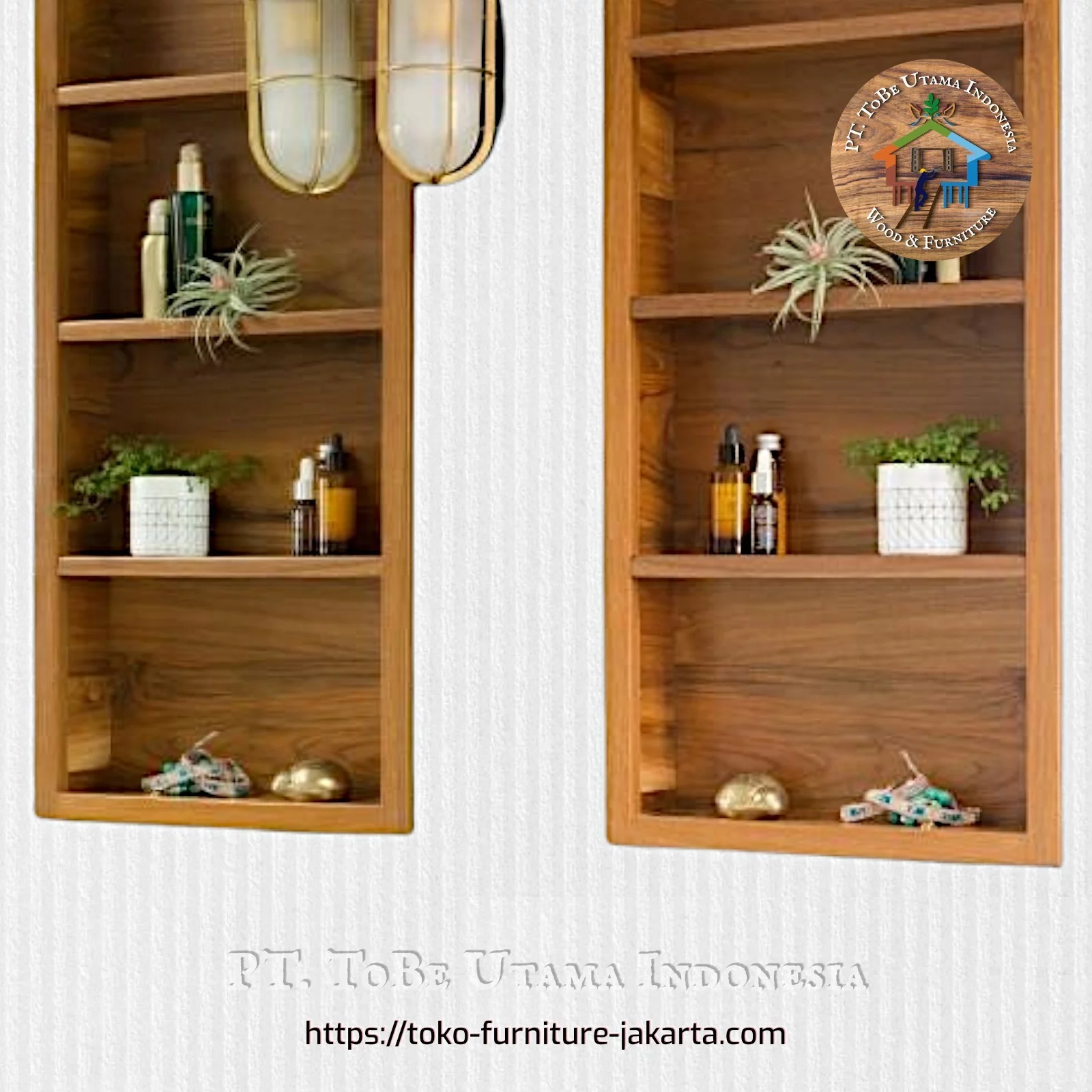 Accessories - Wall Decoration: Wall Showcase made of plywood (image 1 of 1).